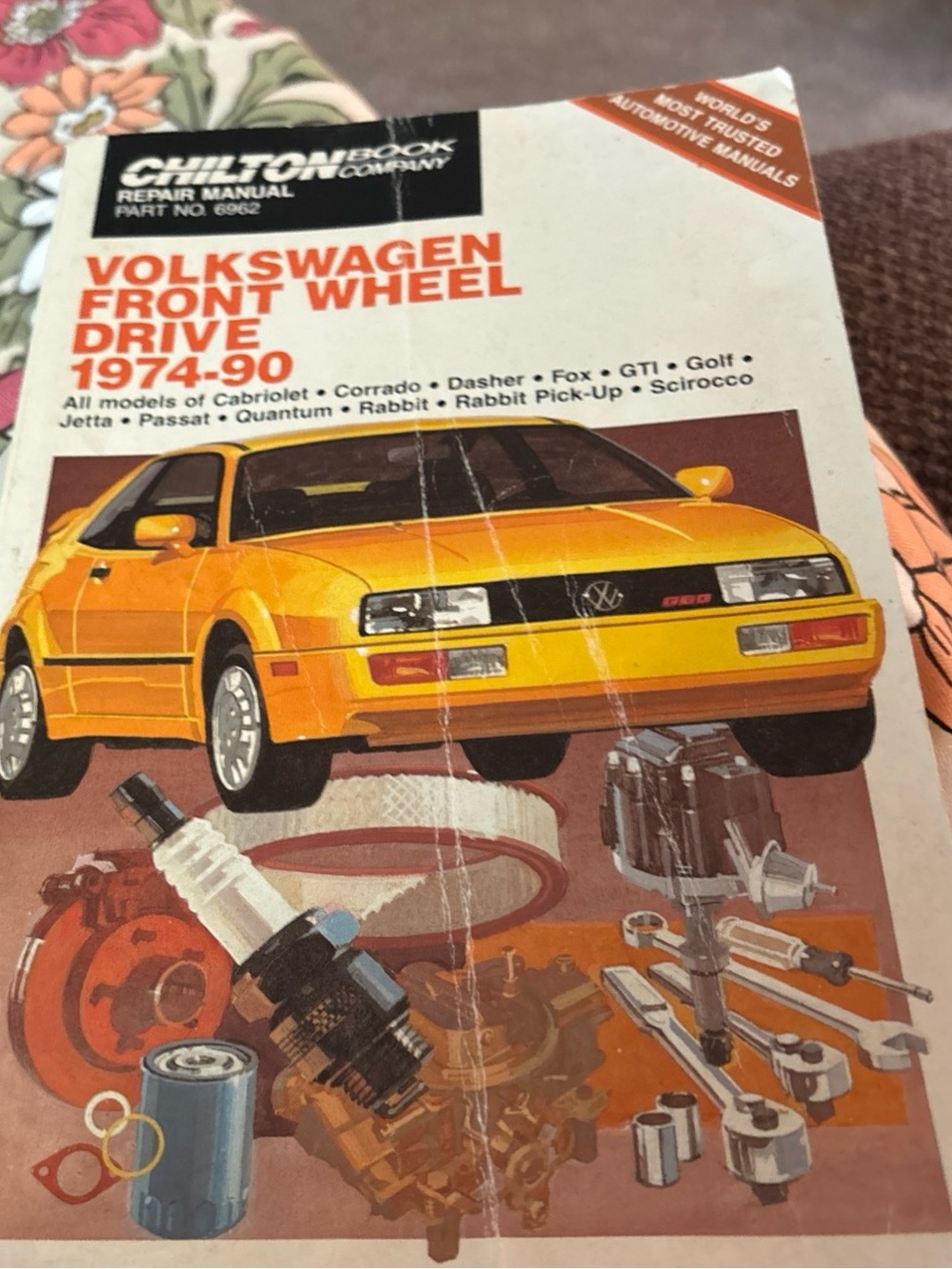 Chilton Volkswagen Front Wheel Drive Repair Manual - Yellow
